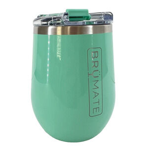 Brumate UNCORK'D XL 14oz Wine Tumbler Glossy Teal Blue Insulated Leakproof NWT
